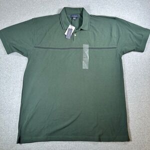 Van Heusen Polo‎ Shirt Striped Collar Casual Top Extra Large XL